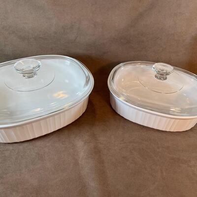 Lot 7. Corning Covered Casserole Bakers