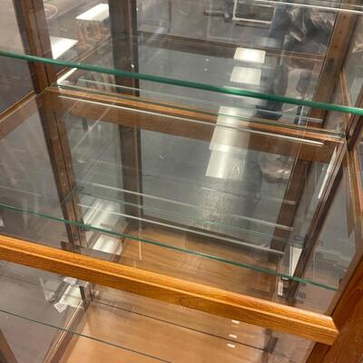 Herman Miller Glass Curio Cabinet 