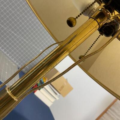 Adjustable Height Floor Lamp Brass 