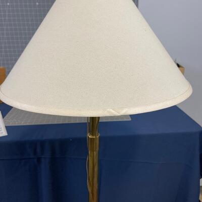 Adjustable Height Floor Lamp Brass 