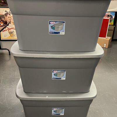3 Exta Large Tubs 