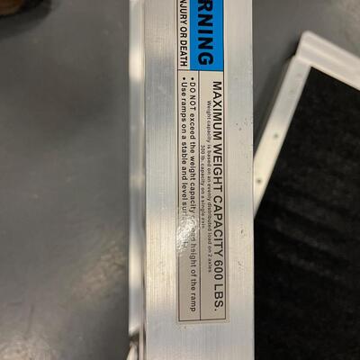 Folding Ramp, to move jazzy,  600 Pound Capacity 