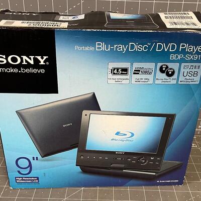 SONY Portable blue Ray DVD Player New in the Box 
