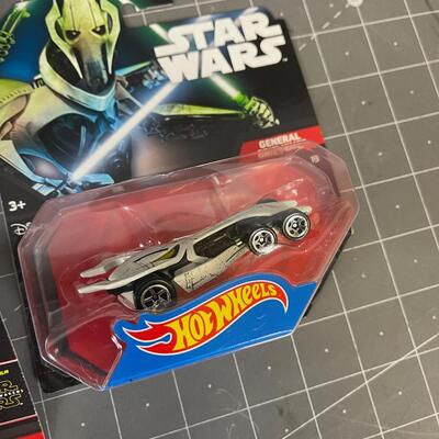 (3) Starwars Hot Wheels 