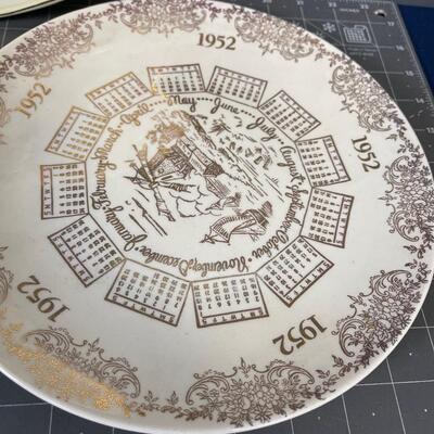 Platters and Decorative Plates (3) pieces 