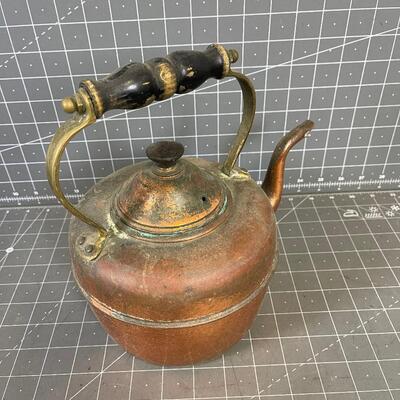 Antique Copper Tea Pot, Made in England