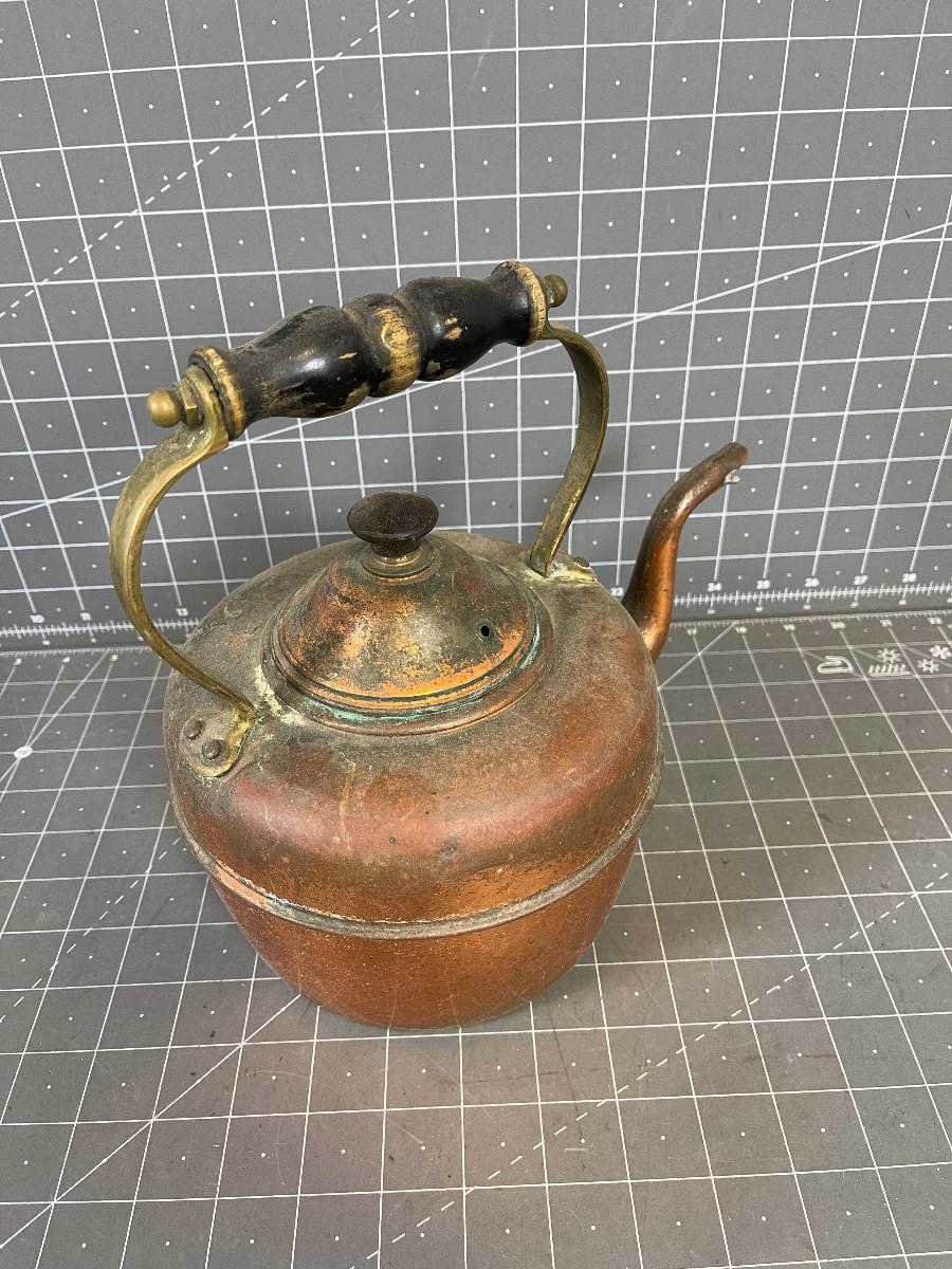 Antique Copper Tea Pot, Made in England