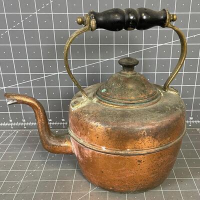 Antique Copper Tea Pot, Made in England