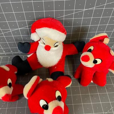 Christmas, UTAH MADE Vintage Plush Toys Made in Provo, UT dated 1980