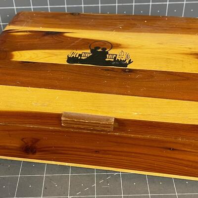 Cedar Jewelry Box Satin Lined 