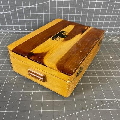 Cedar Jewelry Box Satin Lined 