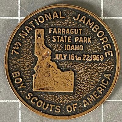 Boyscouts 7th National Jamboree Coin 1969 