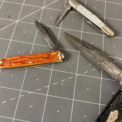 Vintage Pocket knives (3) 