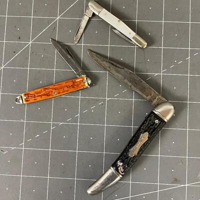 Vintage Pocket knives (3) 