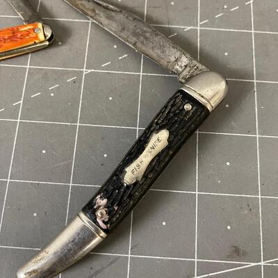 Vintage Pocket knives (3) 