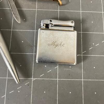 Vintage Poicket Knive, Lighter and Pen 