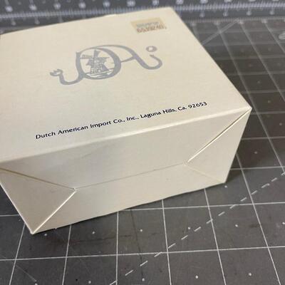 Blue Delph Salt and Pepper Dutch Pair