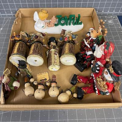 Resin Christmas Figurines 