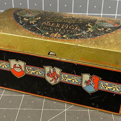 ANTIQUE Chocolate Tin