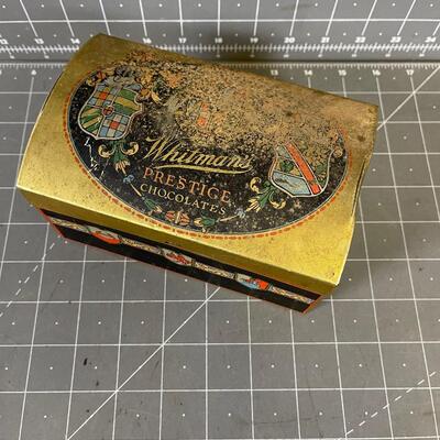 ANTIQUE Chocolate Tin