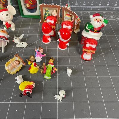 Christmas Ornaments and minitures 