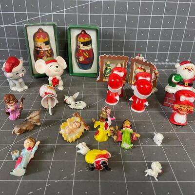 Christmas Ornaments and minitures 