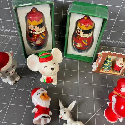 Christmas Ornaments and minitures 
