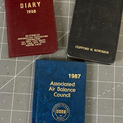 Vintage Pocket Diaries