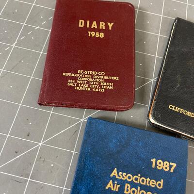 Vintage Pocket Diaries