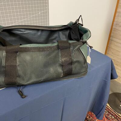 Gym Bag, Tote, Vinal Bag - All in one (green)