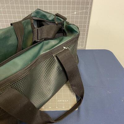 Gym Bag, Tote, Vinal Bag - All in one (green)