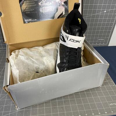 Brand New Football Cleets RBK Black & White