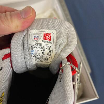 Brand New Football Cleets RBK Pro Pump RED & WHITE