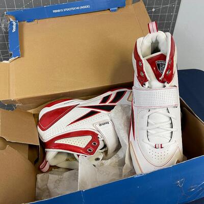 Brand New Football Cleets Rebok Red & White 
