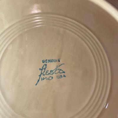 Lot 15. Decorative Serving Bowl and Fiestaware Platter