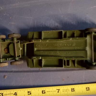 LOT 156  ARMY TANK HAULER BY DINKY