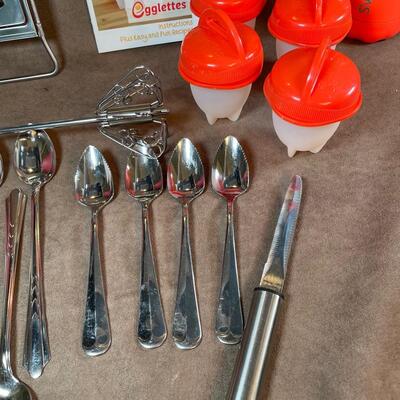 Lot 30. Kitchen Misc with Egglettes
