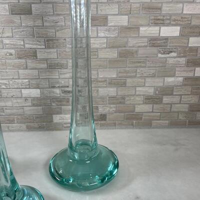 Lot 35. Set of 3 Glass Vases
