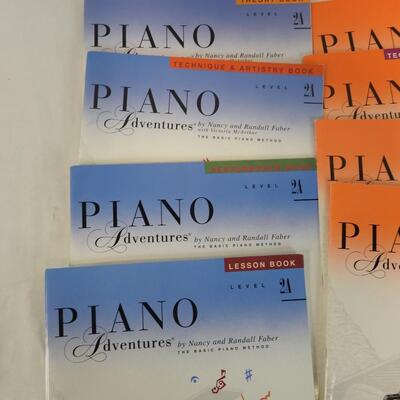 16 Piano Adventure Books, Theory, Technique, Performance, Lesson books