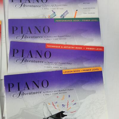 16 Piano Adventure Books, Theory, Technique, Performance, Lesson books