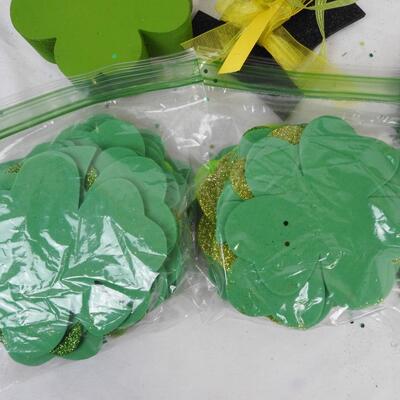 Lot of Saint Patrick's Day Decor, Party Decor, Green Hat, Signs