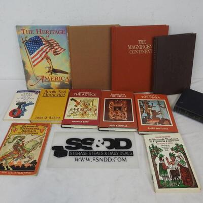 12 Books, Discovering Man's Past, The Aztecs, Greek Civilization, The Maya