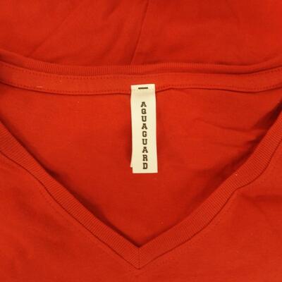 3 AquaGuard Red T-Shirts, Size Ladies Large, Near New