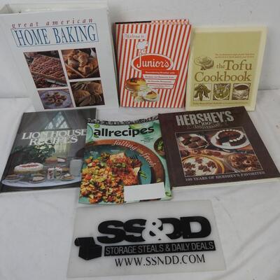 5 Cook Book Lot: Home Baking Binder and 100 Years of Hershey's Favorites