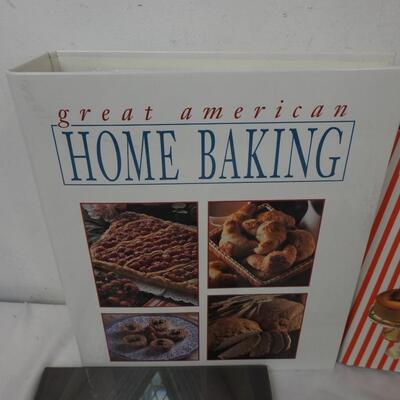 5 Cook Book Lot: Home Baking Binder and 100 Years of Hershey's Favorites