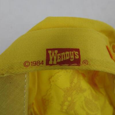Where's the Beef? 1984 Wendy's Collectible Hat, Budweiser Hat