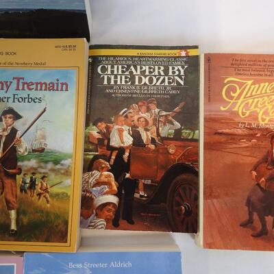 18 Fiction Books, Junior Great Books, Alice in Wonderland, Miss Bishop