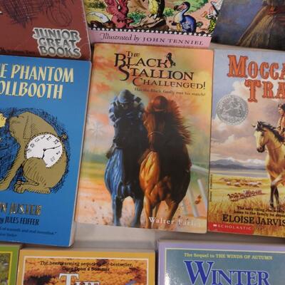 18 Fiction Books, Junior Great Books, Alice in Wonderland, Miss Bishop