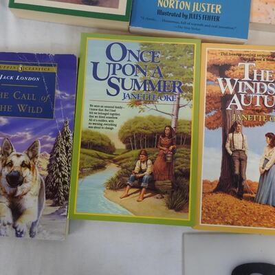 18 Fiction Books, Junior Great Books, Alice in Wonderland, Miss Bishop