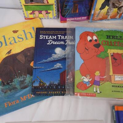 18 Kids Books: Fox In Socks, Sesame Street, Hercules, Balto, Dizzy Dinosaur